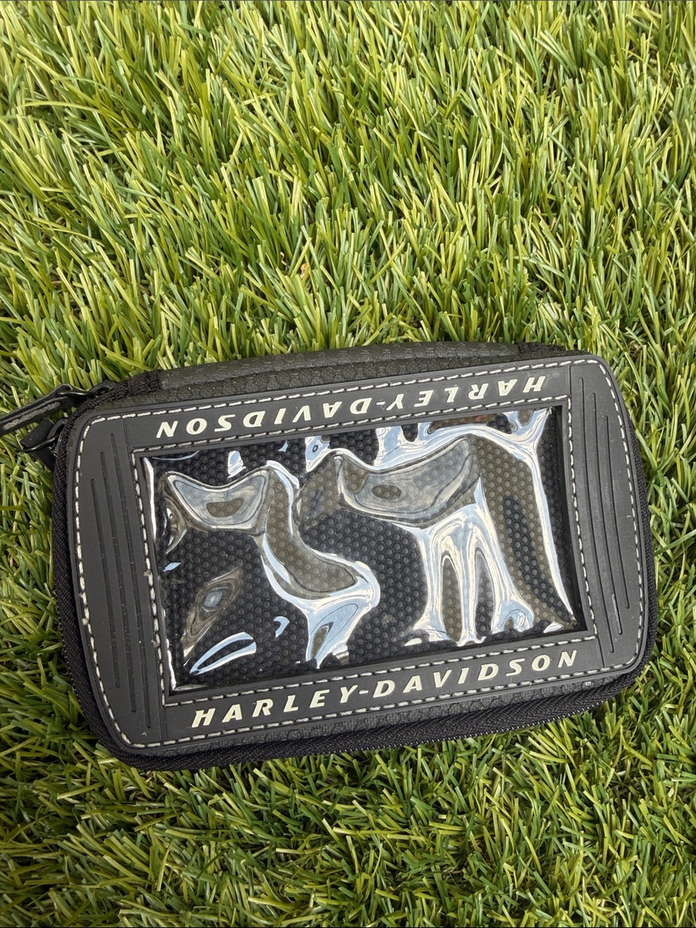 🏍️ Harley-Davidson Magnetic Zip-Around Wallet / Tank Pouch 🏍️